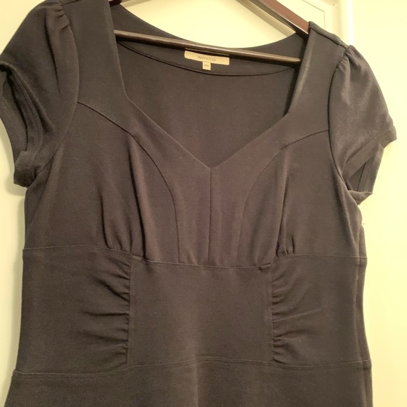 RE & Co Black Short Sleeve Dress - Picture 2 of 3